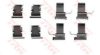 TRW PFK384 Accessory Kit, disc brake pads